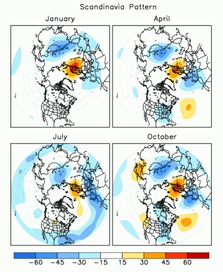 Scandinavia Pattern (Positive Phase)